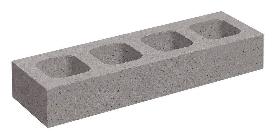 Ladrillo gran formato gris en Concreto