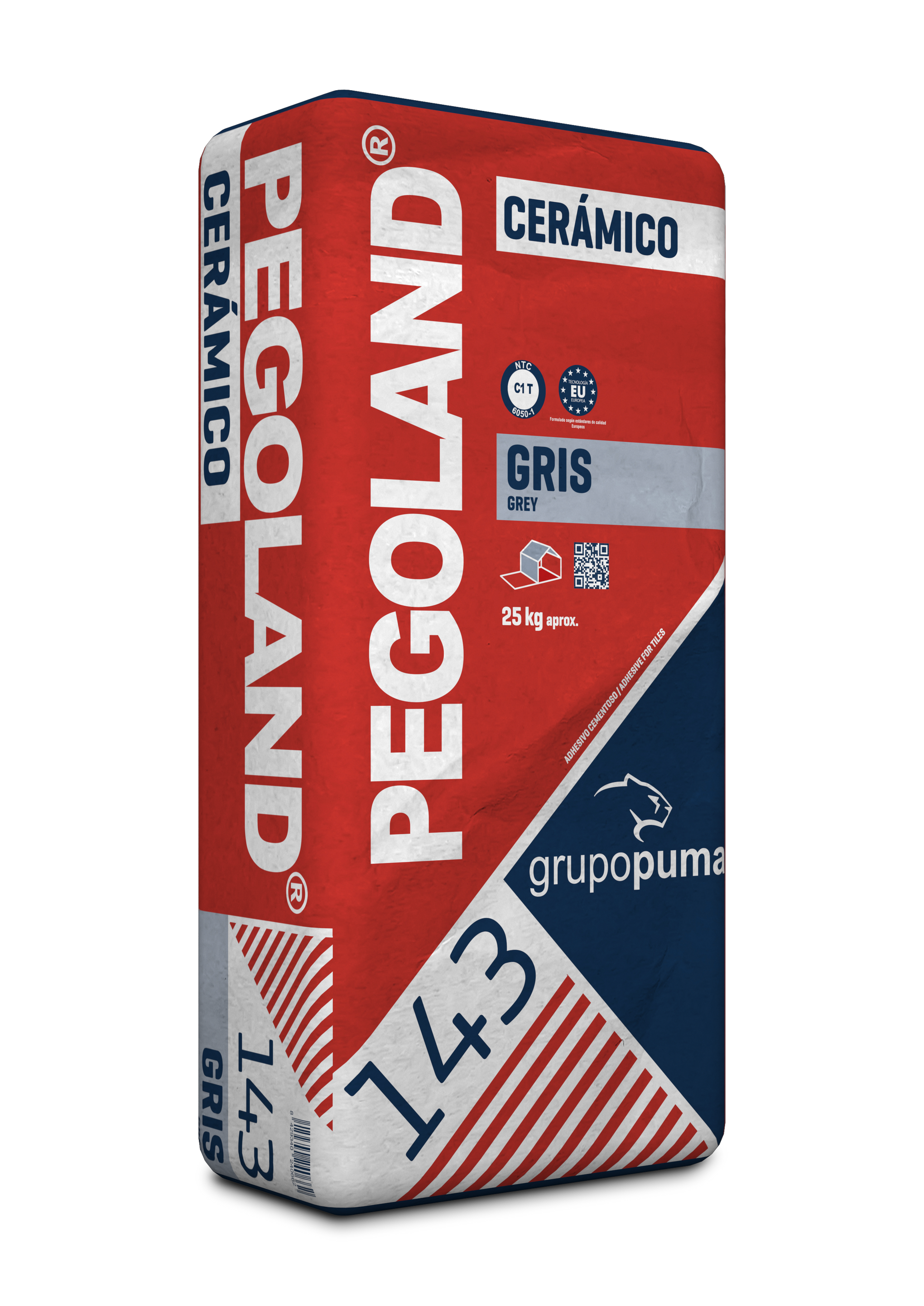 Pegoland Ceramico Gris 25KG