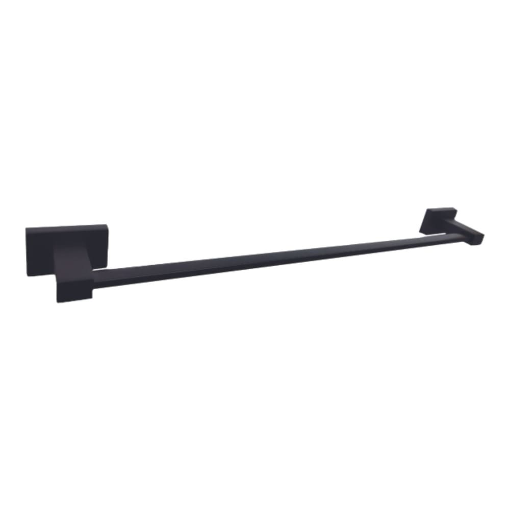 Toallero barra 52 cm Rubo Negro Mate