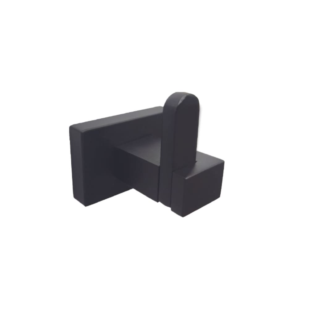 Percha sencilla Rubo Negro Mate