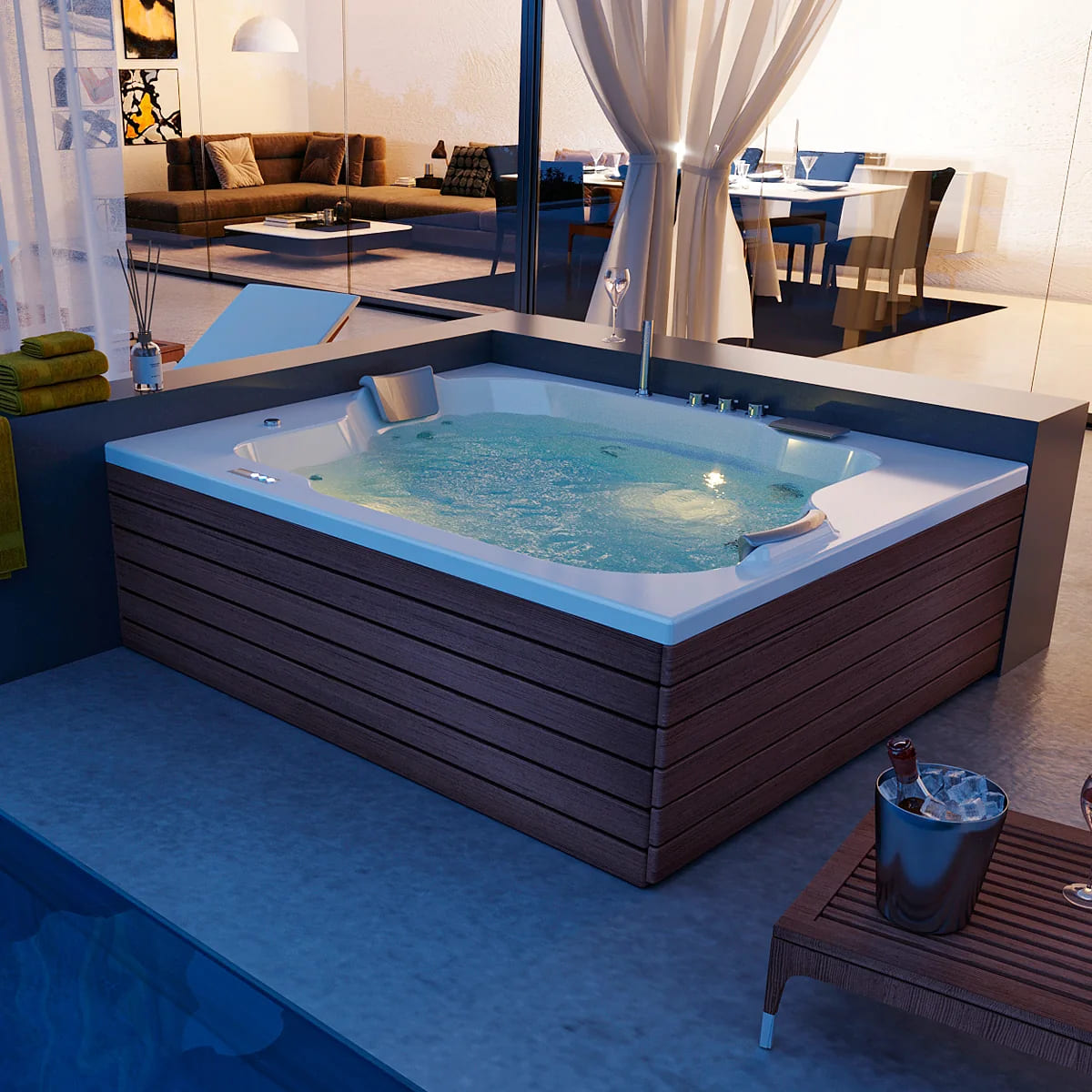 Bonaire Spa Hydromassage / Portable 183X152