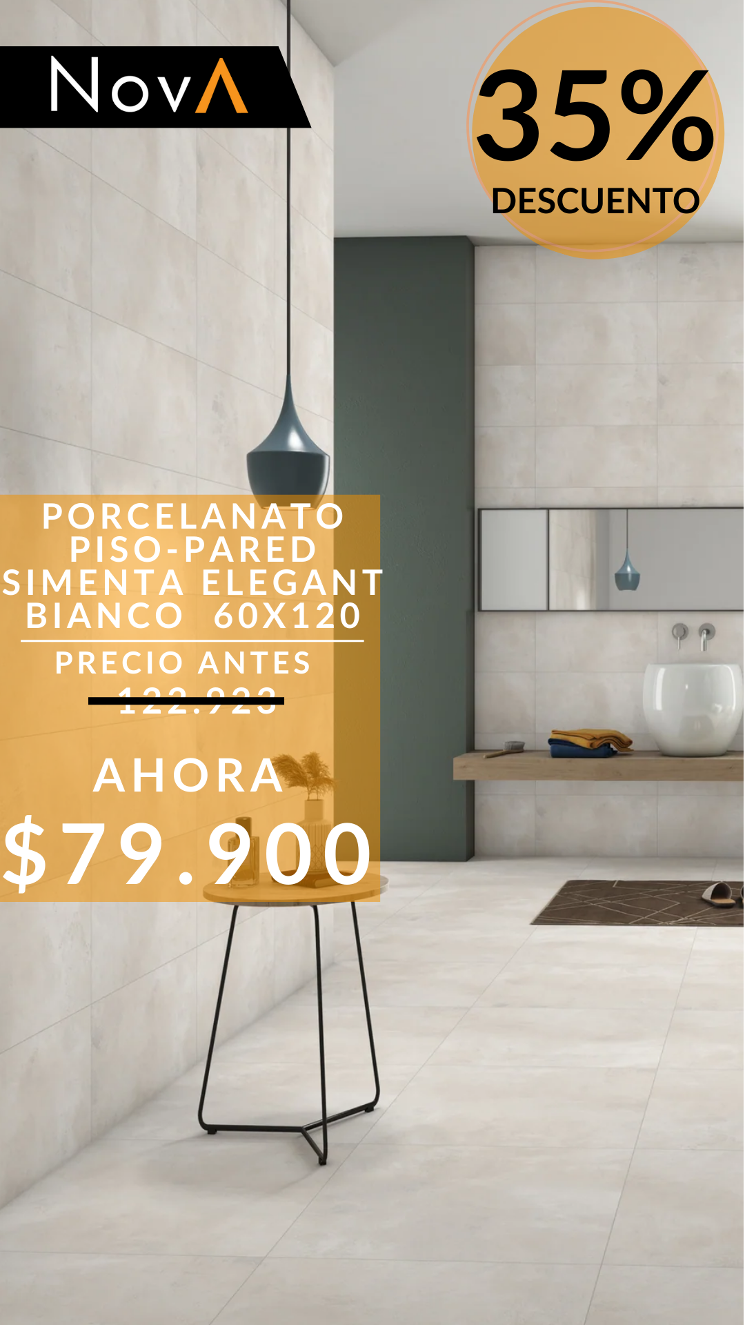 Porcelanato Simenta Elegant Bianco