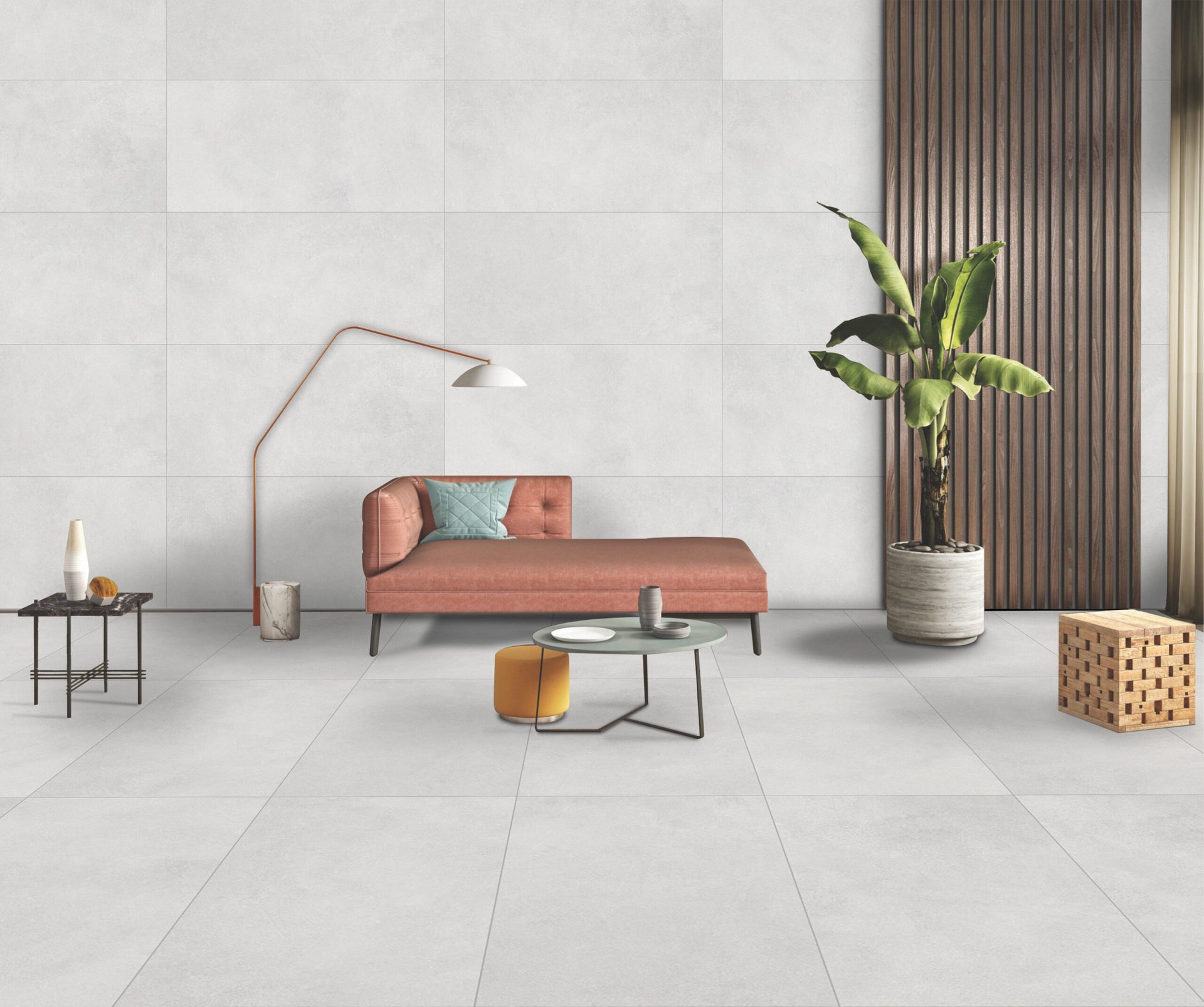 PORCELANATO CEMENTO ZINC