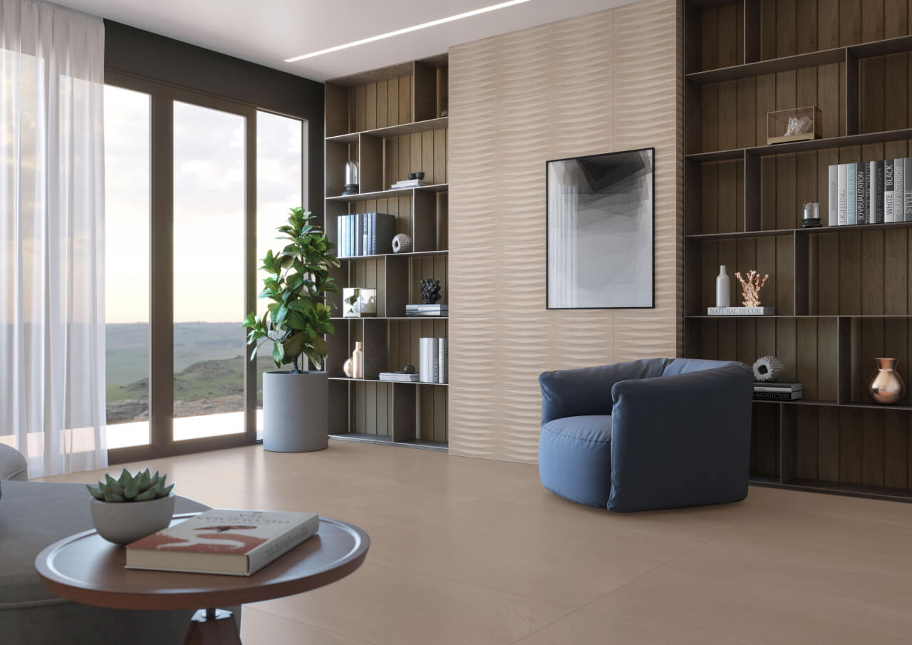 Porcelanato Piso - Pared Khali Greige AC 60X120