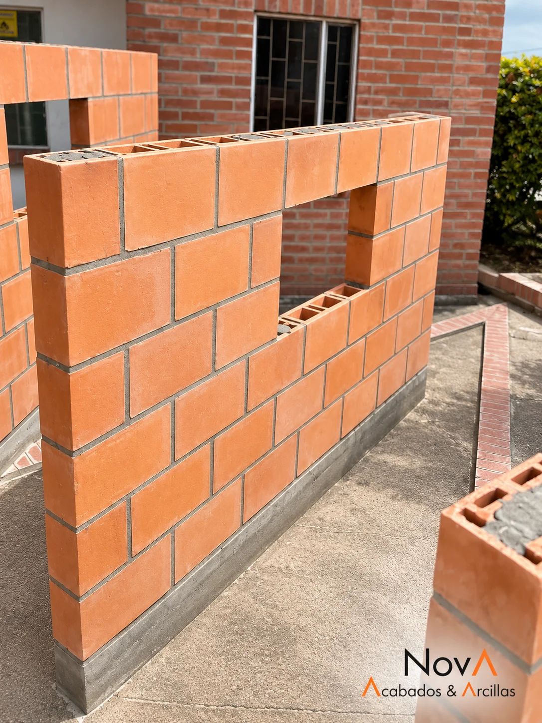 Bloque de perforación vertical doble pared cuarterón: foto complementaria 1